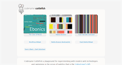 Desktop Screenshot of codenamecuttlefish.com